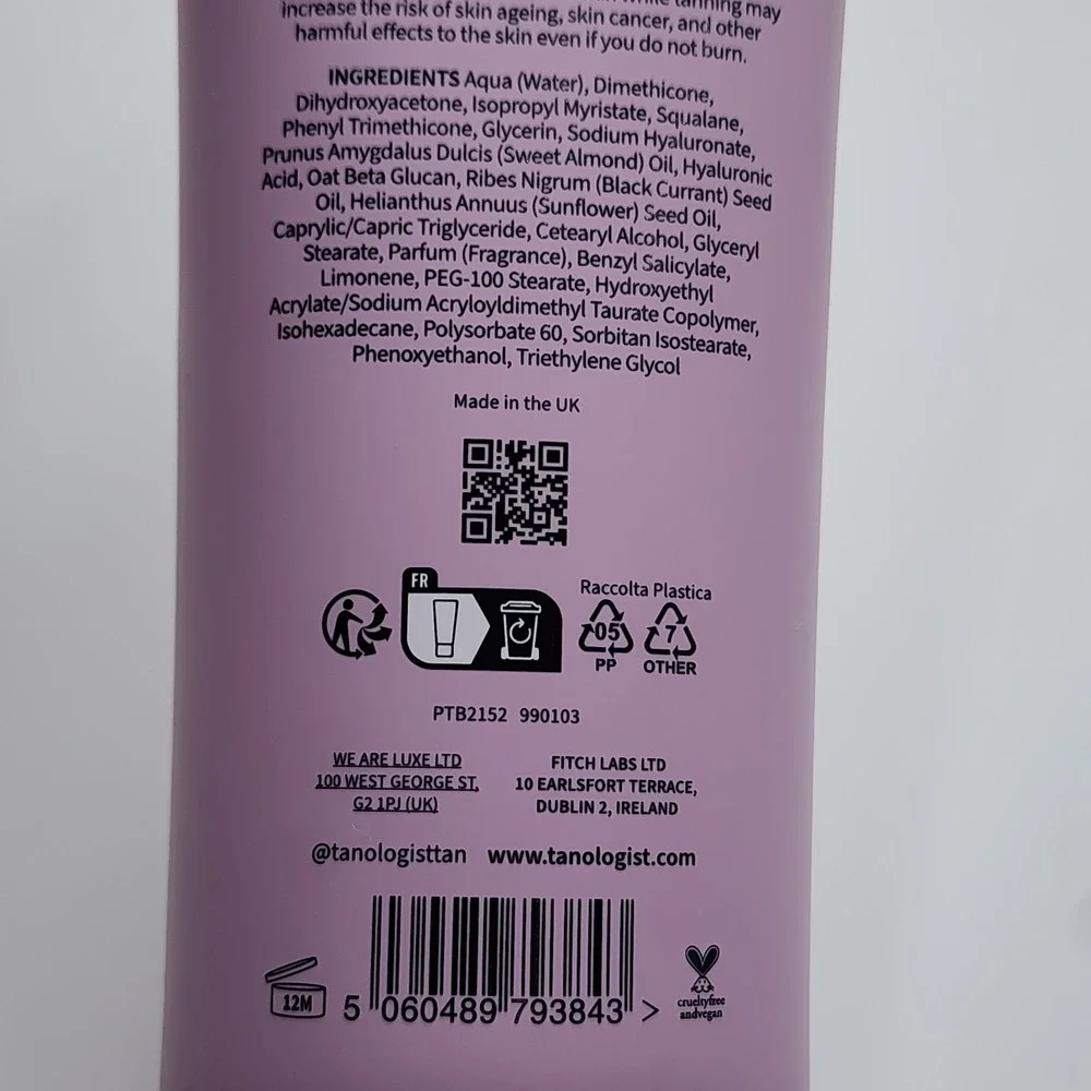 Tanologist Daily Glow Hydrating Gradual Tan Lotion Medium Dark 8.45‎ oz New